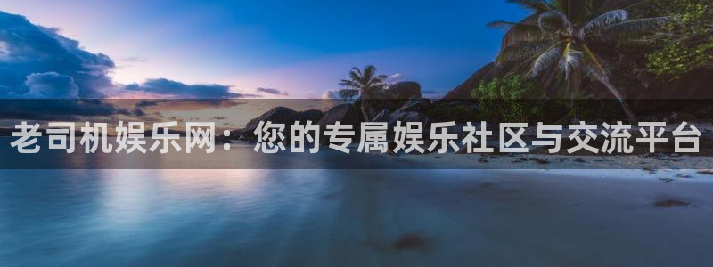 壹号娱乐体育官网：老司机娱乐网：您的专属娱乐社区与交流平台